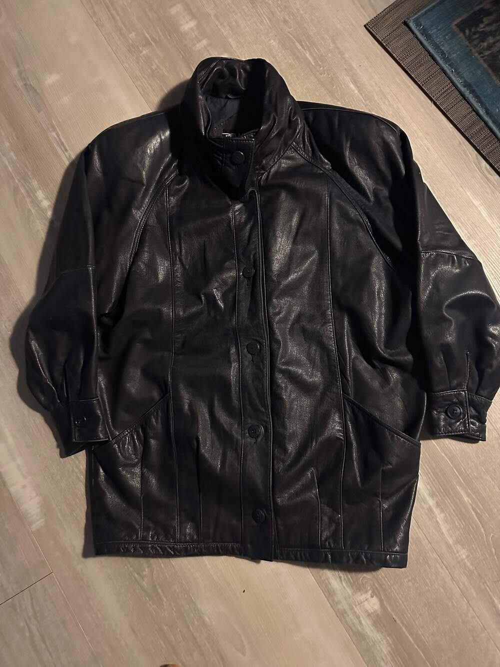 Pelle New York-Milano Vintage Black Genuine Leather Jacket